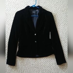 Tahari black Velvet Blazer size XS